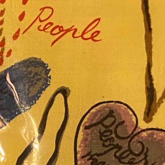 Silver Blue Clear Plastic Tote W/Fabric Insert NWT - Picture 3 of 16